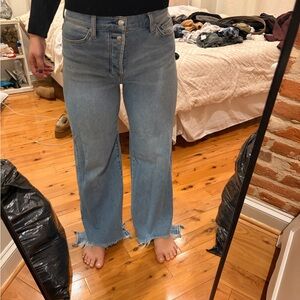 7 For All Mankind Light Blue Flare Jeans